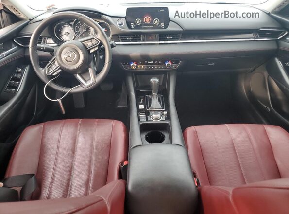 JM1GL1WY3M1600391 2021 MAZDA 6 Gray Առջևի վահանակի տեսք