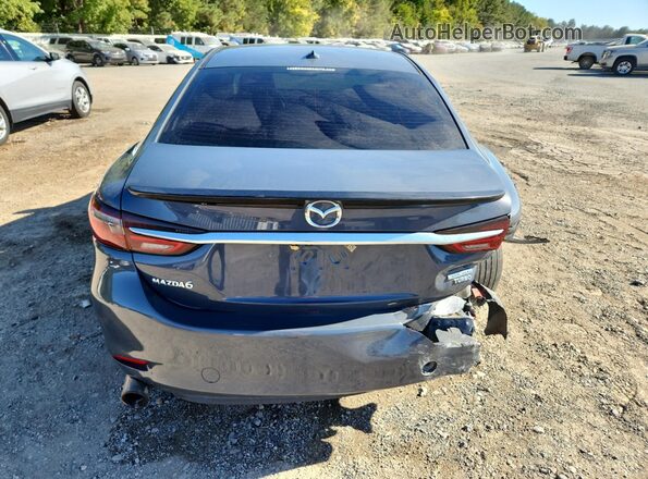 JM1GL1WY7M1608784 2021 MAZDA 6 Blue Rear view