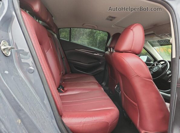 JM1GL1WY7M1608784 2021 MAZDA 6 Blue Rear seats view