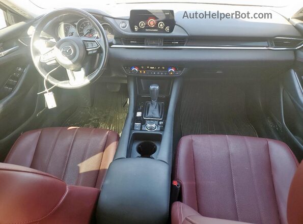 JM1GL1WY8M1600385 2021 MAZDA 6 Blue Vista del salpicadero