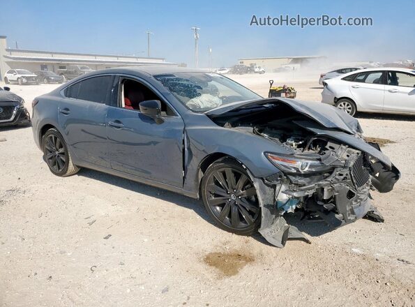 JM1GL1WY8M1611337 2021 MAZDA 6 Gray Front right