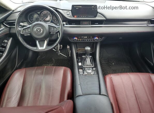 JM1GL1WY9M1614862 2021 MAZDA 6 Blue Вид панелі приладів