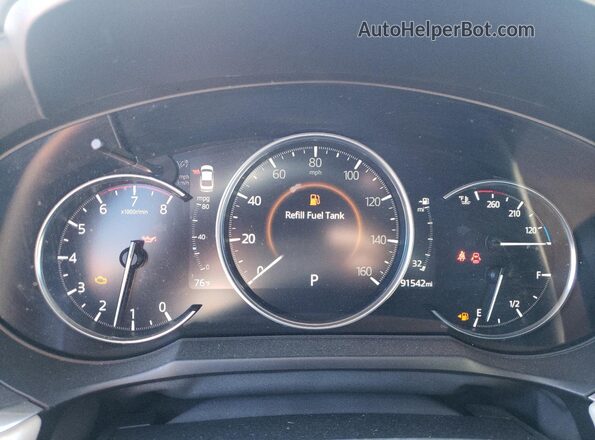 JM1GL1XY4K1506838 2019 MAZDA 6 Red Vista del cuadro de instrumentos