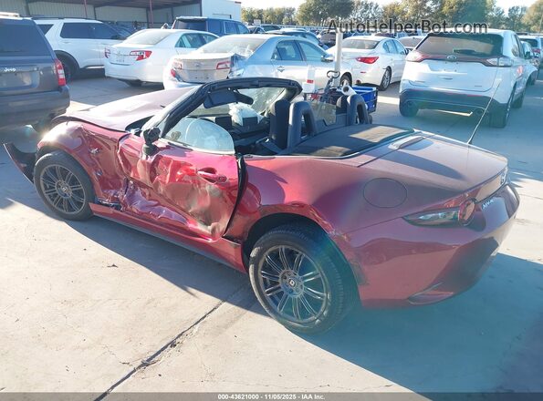 JM1NDAB71K0306329 2019 MAZDA MX-5 MIATA Red Trasero izquierdo