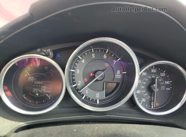 JM1NDAB75L0415037 2020 MAZDA MX-5 Burgundy Widok zestawu wskaźników