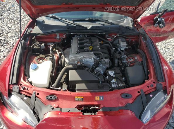 JM1NDAB75L0415037 2020 MAZDA MX-5 Burgundy Widok wnętrza z tyłu