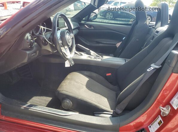 JM1NDAB75L0415037 2020 MAZDA MX-5 Burgundy Widok wnętrza z przodu