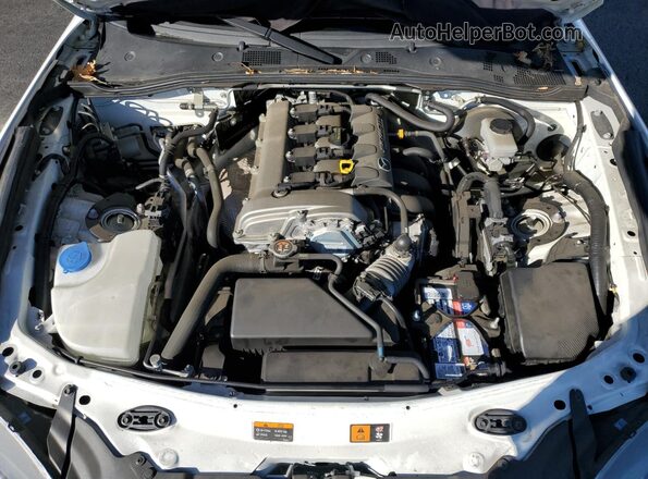 JM1NDAB79G0115801 2016 MAZDA MX-5 White Rear interior view