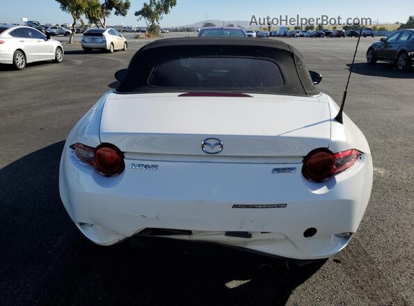 JM1NDAB79G0115801 2016 MAZDA MX-5 White Rear view