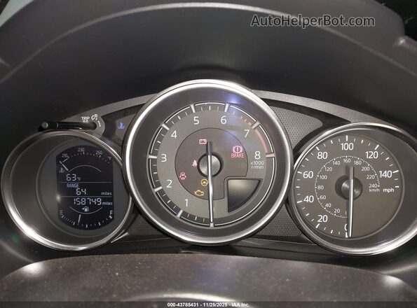 JM1NDAC71G0108291 2016 MAZDA MX-5 MIATA Silver Widok tylnych siedzeń