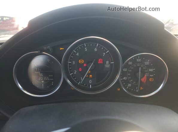 JM1NDAC73M0460932 2021 MAZDA MX-5 Purple ხელსაწყოთა პანელის ხედი