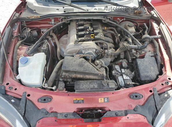 JM1NDAC78G0103184 2016 MAZDA MX-5 Red Vista interior trasera