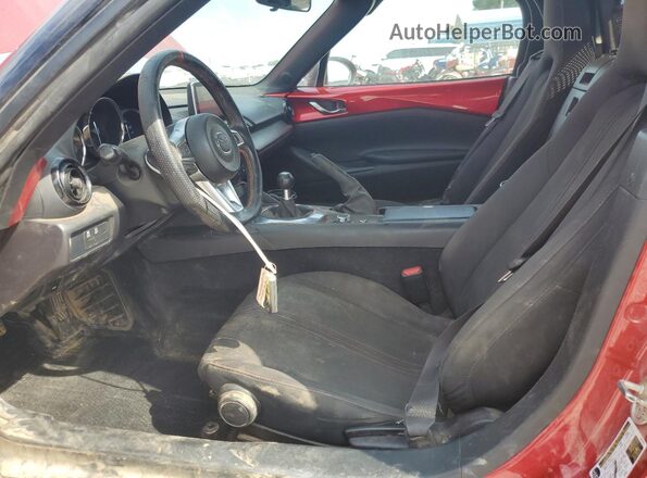 JM1NDAC78G0103184 2016 MAZDA MX-5 Red Vista interior delantera
