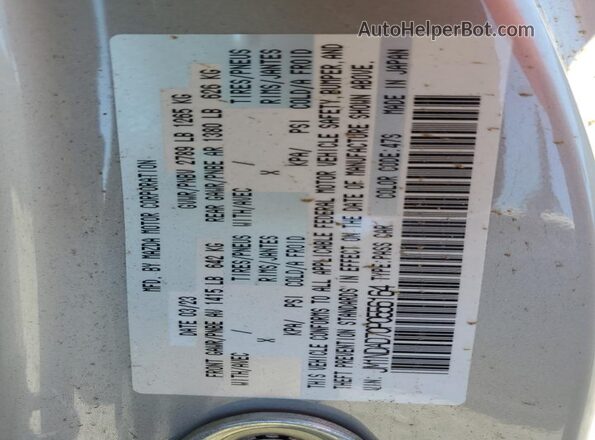 JM1NDAD70P0556164 2023 MAZDA MX-5 Silver Engine compartment view