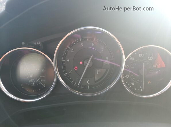 JM1NDAD78G0103880 2016 MAZDA MX-5 Charcoal Instrument cluster view