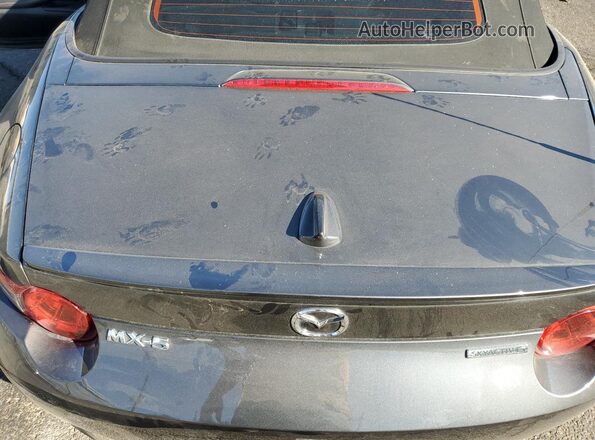 JM1NDAD78N0506710 2022 MAZDA MX-5 Gray Widok tylnych siedzeń