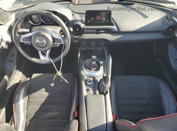 JM1NDAL70K0300066 2019 MAZDA MX-5 White Dashboard view