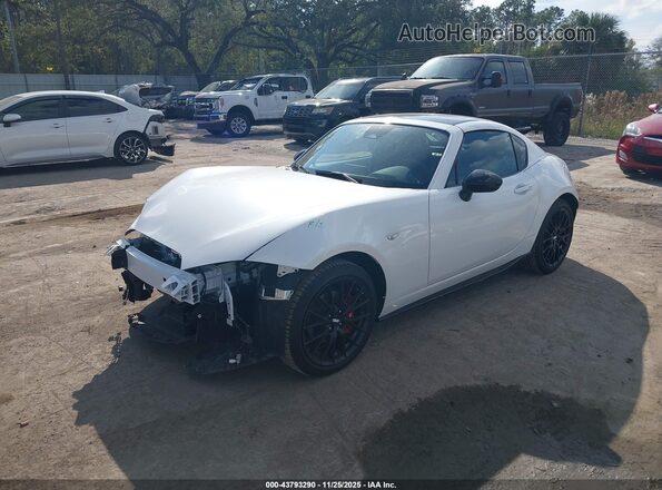 JM1NDAL73R0604969 2024 MAZDA MX-5 MIATA RF White Przód lewy