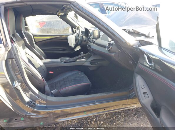 JM1NDAL75K0306638 2019 MAZDA MX-5 MIATA RF Gray Widok wnętrza z przodu