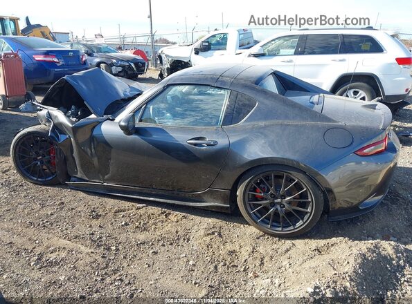 JM1NDAL75K0306638 2019 MAZDA MX-5 MIATA RF Gray Widok wnętrza 360 stopni