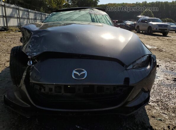 JM1NDAL76H0100396 2017 MAZDA MX-5 Gray Front view