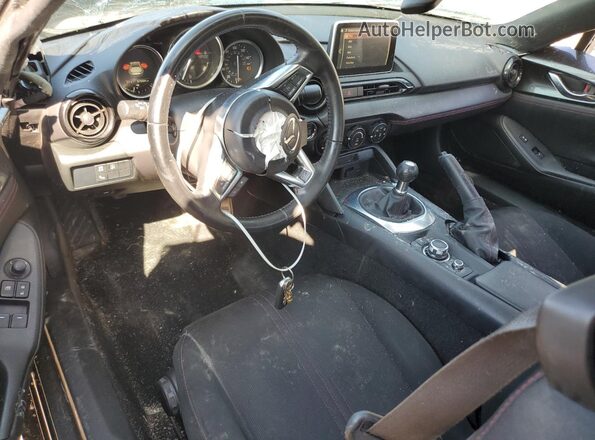 JM1NDAL76H0100396 2017 MAZDA MX-5 Gray Dashboard view