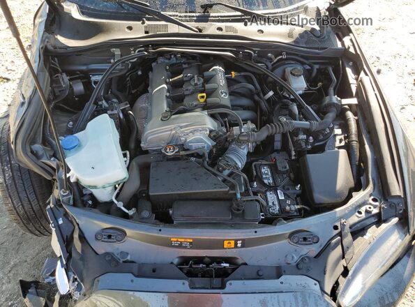 JM1NDAL76H0100396 2017 MAZDA MX-5 Gray Rear interior view
