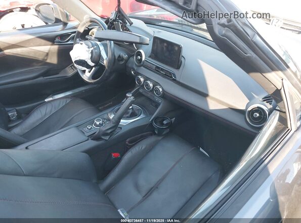 JM1NDAM71K0300446 2019 MAZDA MX-5 MIATA RF Gray წინა სალონის ხედი