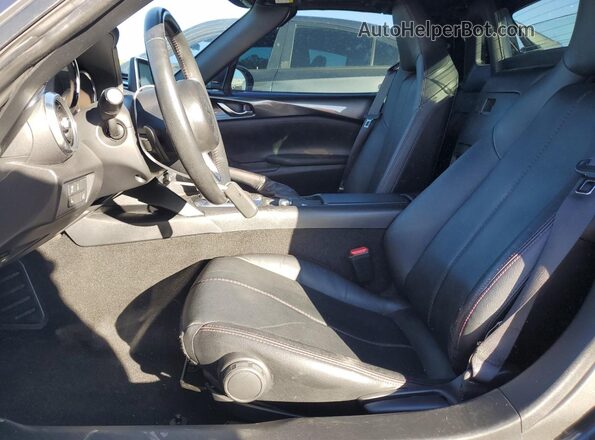 JM1NDAM72H0100720 2017 MAZDA MX-5 Gray წინა სალონის ხედი
