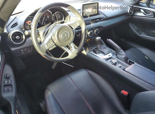 JM1NDAM72H0100720 2017 MAZDA MX-5 Gray წინა პანელის ხედი