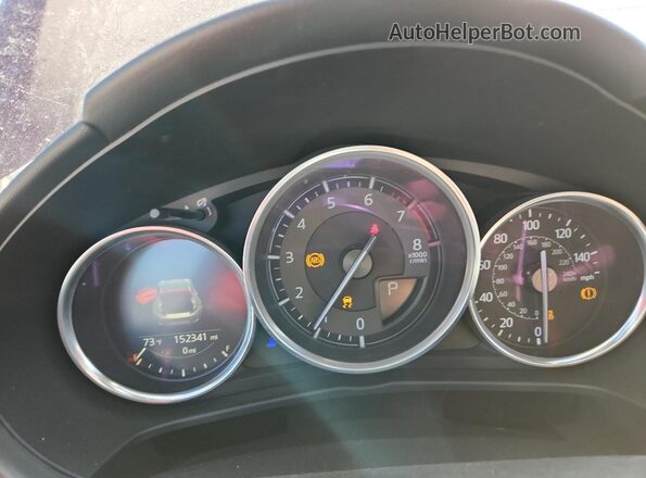 JM1NDAM72H0101429 2017 MAZDA MX-5 Red Вид щитка приладів