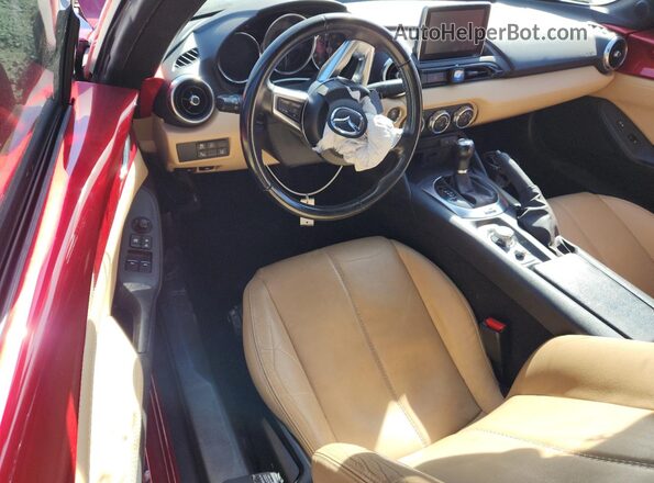JM1NDAM72H0101429 2017 MAZDA MX-5 Red Вид панелі приладів