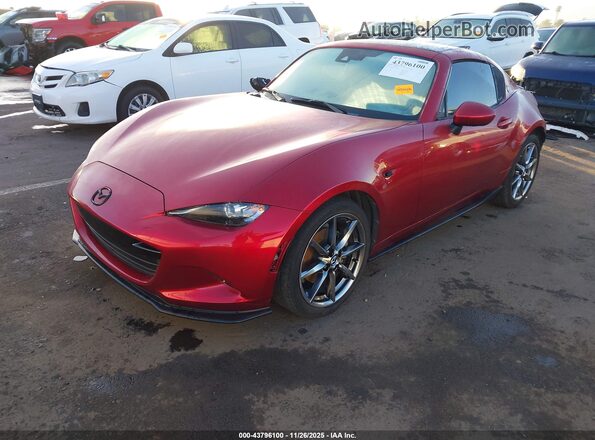 JM1NDAM72N0509182 2022 MAZDA MX-5 MIATA RF Красный Передняя левая четверть