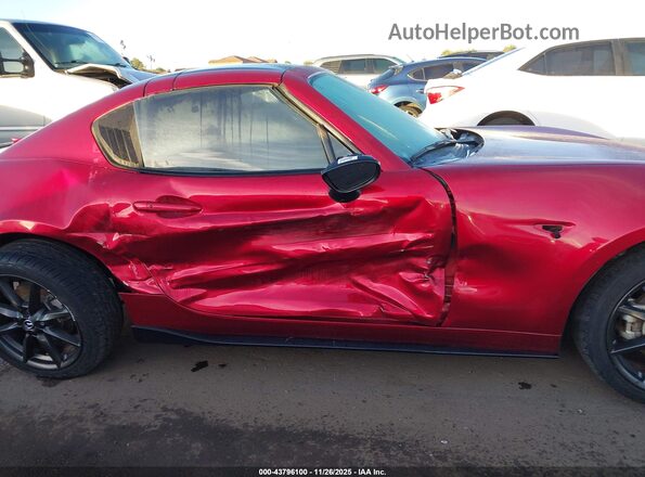 JM1NDAM72N0509182 2022 MAZDA MX-5 MIATA RF Красный Вид задней части салона