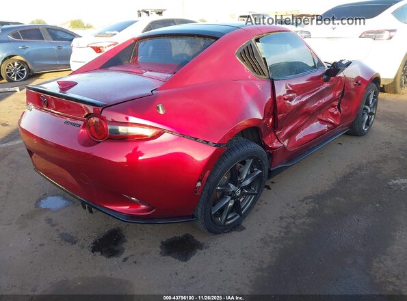 JM1NDAM72N0509182 2022 MAZDA MX-5 MIATA RF Красный Задняя правая четверть