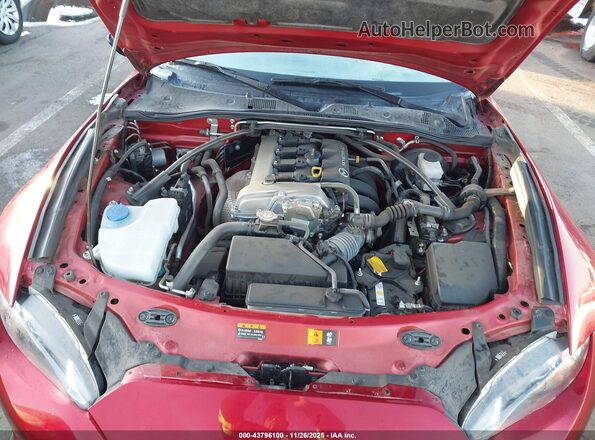 JM1NDAM72N0509182 2022 MAZDA MX-5 MIATA RF Красный Вид сзади