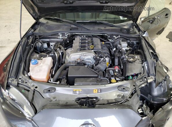 JM1NDAM73H0109636 2017 MAZDA MX-5 Угольный Вид задней части салона