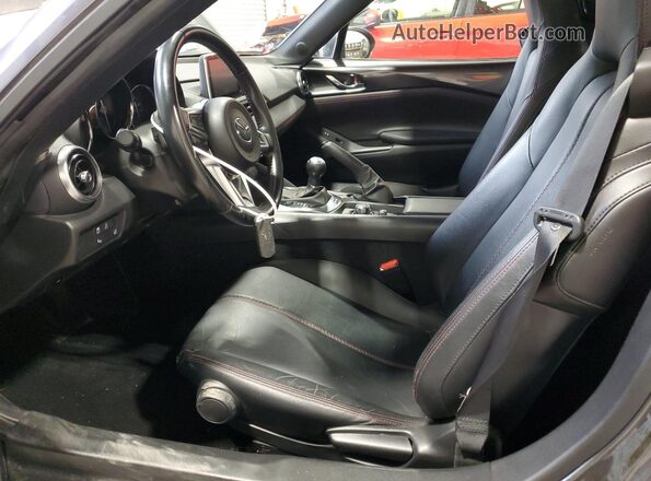 JM1NDAM73H0109636 2017 MAZDA MX-5 Угольный Вид салона спереди