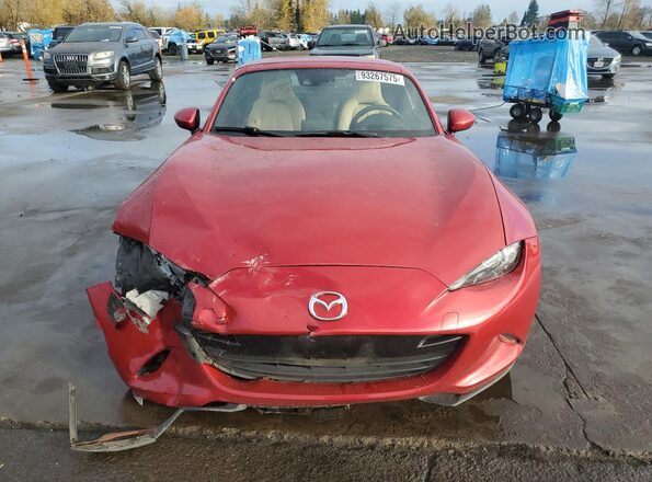 JM1NDAM74H0101982 2017 MAZDA MX-5 Red Front view