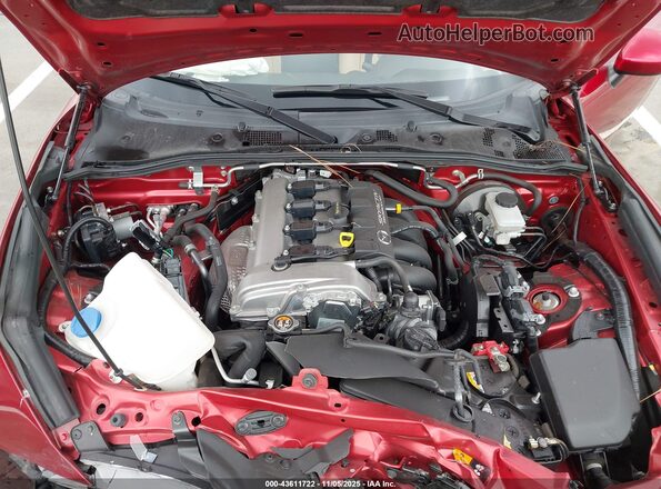 JM1NDAM74K0305334 2019 MAZDA MX-5 MIATA RF Burgundy Вид ззаду