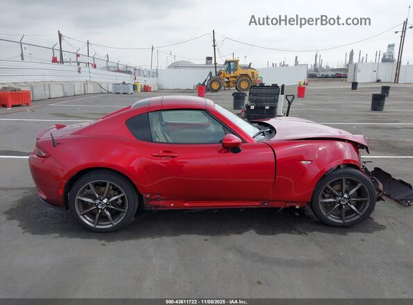 JM1NDAM74K0305334 2019 MAZDA MX-5 MIATA RF Burgundy Вид задньої частини салону