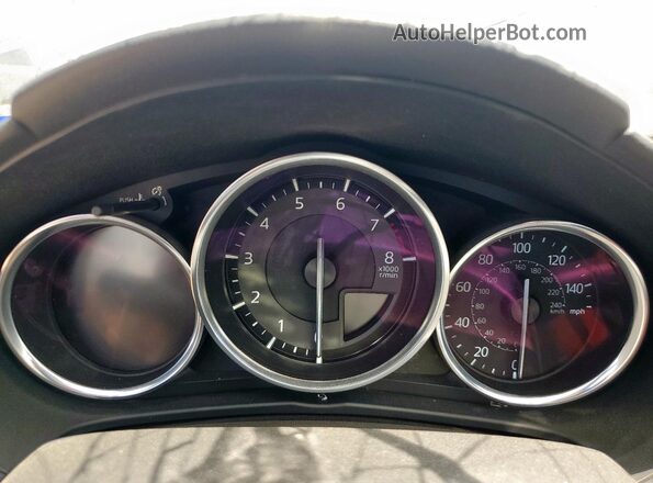 JM1NDAM75K0309148 2019 MAZDA MX-5 Black Вид щитка приладів