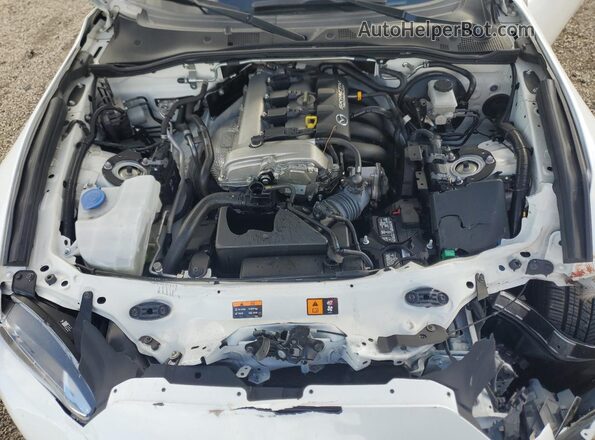 JM1NDAM76K0304430 2019 MAZDA MX-5 Белый Вид задней части салона