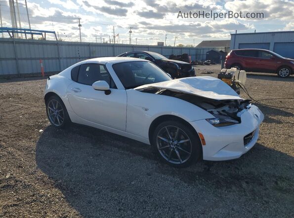 JM1NDAM76K0304430 2019 MAZDA MX-5 Белый Передняя правая четверть