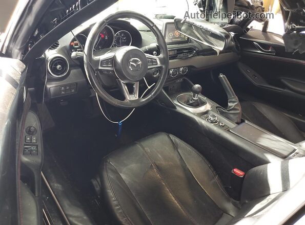JM1NDAM77H0103533 2017 MAZDA MX-5 Gray Widok deski rozdzielczej