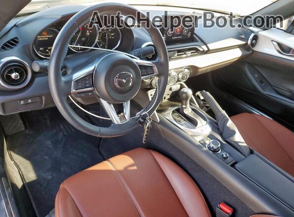 JM1NDAM77P0554055 2023 MAZDA MX-5 White წინა პანელის ხედი