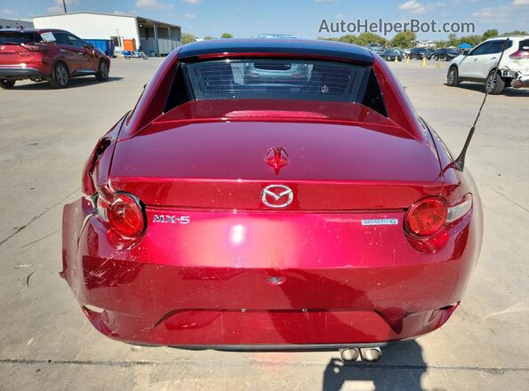 JM1NDAM78M0461282 2021 MAZDA MX-5 Красный Вид сзади