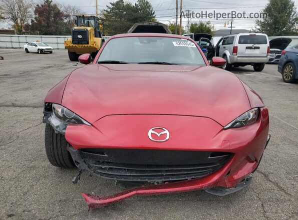 JM1NDAM79P0559578 2023 MAZDA MX-5 Maroon Вид спереду