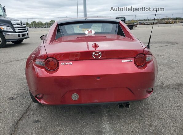 JM1NDAM79P0559578 2023 MAZDA MX-5 Maroon Вид ззаду
