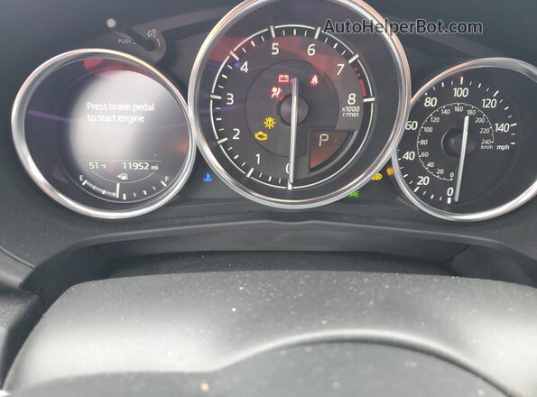 JM1NDAM79P0559578 2023 MAZDA MX-5 Maroon Вид щитка приладів